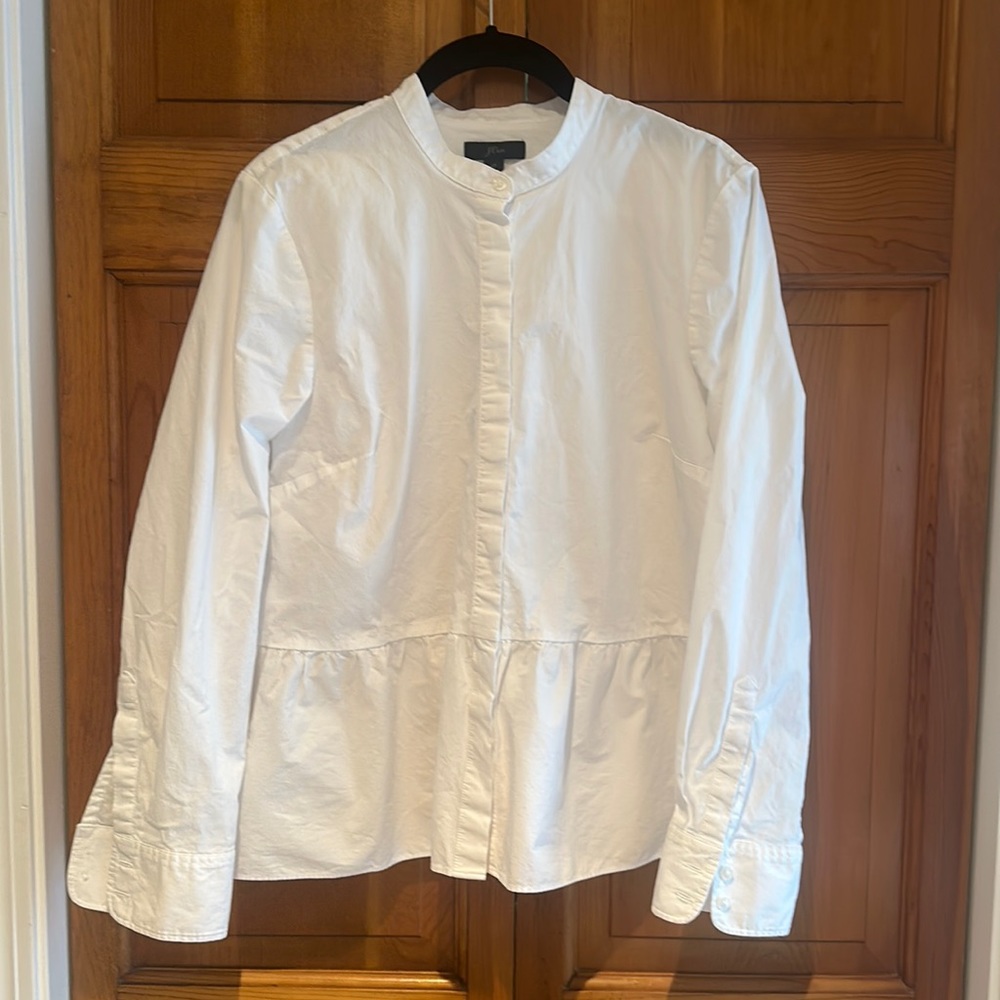 J. Crew Peplum Blouse